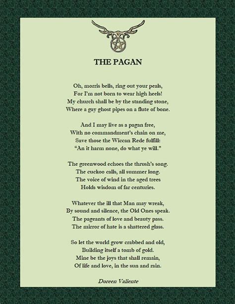 Pagan poems